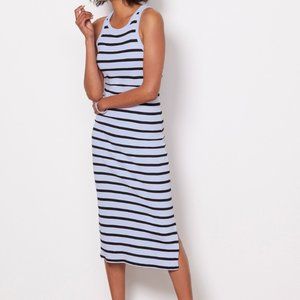 Michael Stars Ruby Tank Dress Lavender Stripe Small